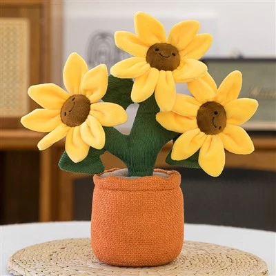 Sonnenblumen-Plüschtier